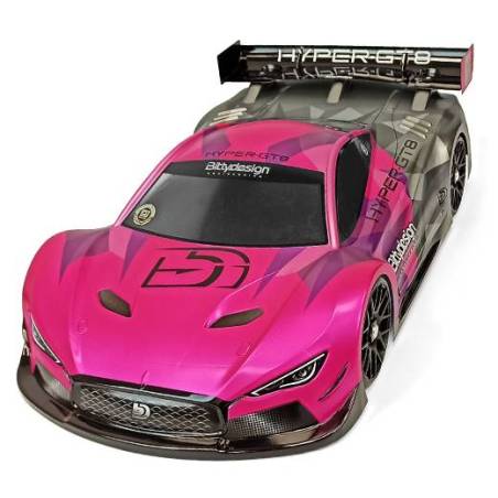 HYPER-GT8 1/8 GT clear body 325mm wheelbase - BITTYDESIGN