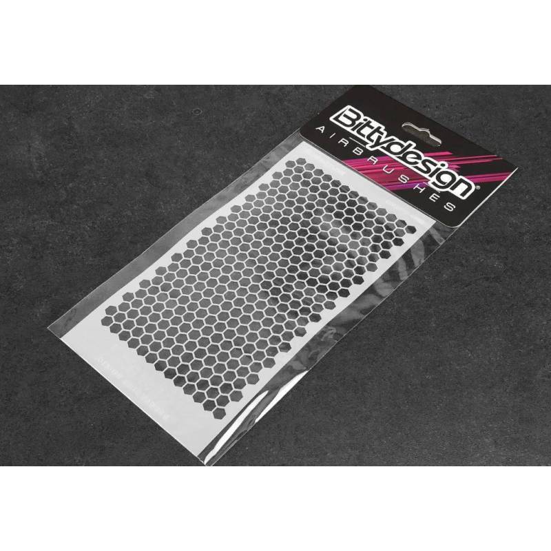 Vinyl stencil - Honeycomb V1 small - BITTYDESIGN Vinyl stencil - Honeycomb V1 small - BITTYDESIGN