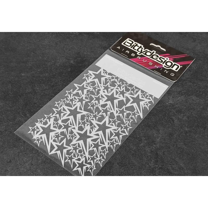 Vinyl stencil - Stars V1 - BITTYDESIGN - BDSTC-011 Vinyl stencil - Stars V1 - BITTYDESIGN - BDSTC-011