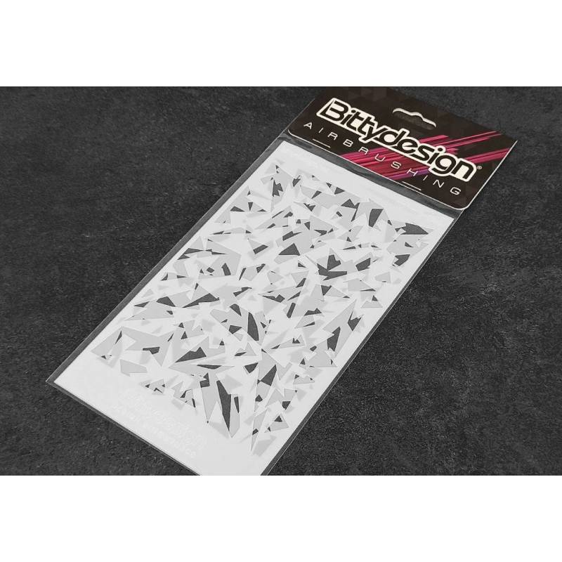 Vinyl stencil - Camo Artic (A + B) - BITTYDESIGN Vinyl stencil - Camo Artic (A + B) - BITTYDESIGN