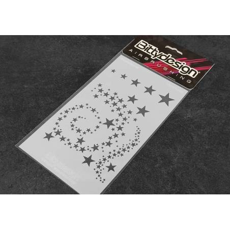 Vinyl stencil - Stars V2 - BITTYDESIGN