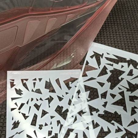 Vinyl stencil - Camo Artic (A + B) - BITTYDESIGN
