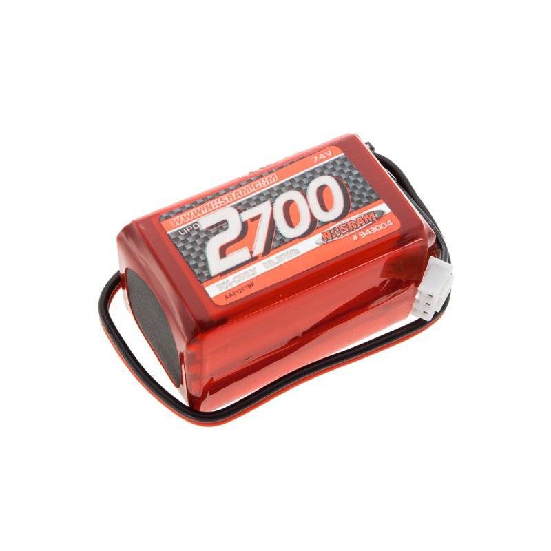 LiPo 2700mAh RX-Pack 2/3A Hump - 7.4V - NOSRAM - 943004 LiPo 2700mAh RX-Pack 2/3A Hump - 7.4V - NOSRAM - 943004