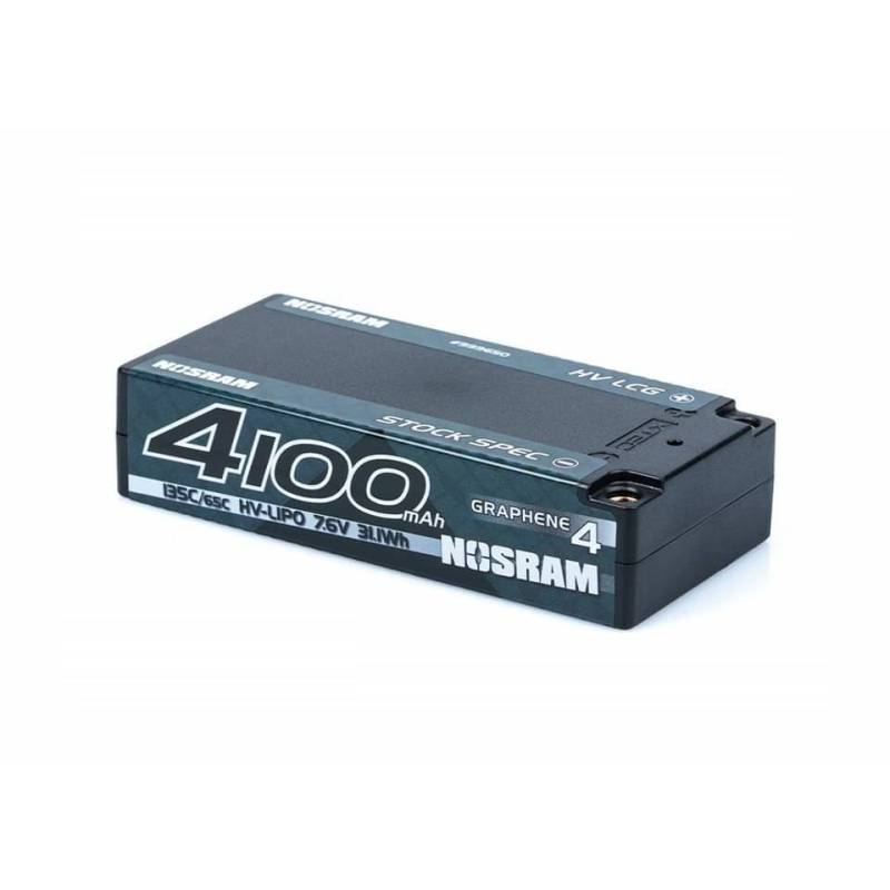 Lipo Battery HV LCG Shorty Graphene 4100mAh 7.6V - NOSRAM - 999650 Lipo Battery HV LCG Shorty Graphene 4100mAh 7.6V - NOSRAM - 999650