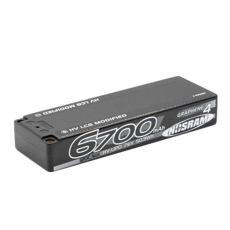 Lipo Battery HV LCG Graphene 6700mAh 7.6V - NOSRAM Lipo Battery HV LCG Graphene 6700mAh 7.6V - NOSRAM