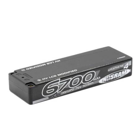 Lipo Battery HV LCG Graphene 6700mAh 7.6V - NOSRAM