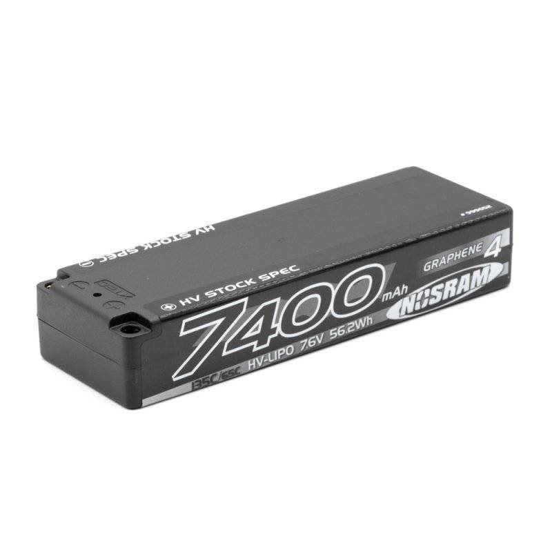 Lipo Battery HV LCG Graphene 7400mAh 7.6V - NOSRAM - 999652 Lipo Battery HV LCG Graphene 7400mAh 7.6V - NOSRAM - 999652