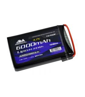 Arrowmax lipo 1S 6000mah 3.7V Sanwa M17 - ARROWMAX - AM700995