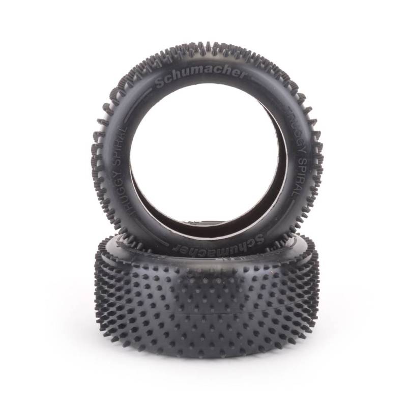 RUEDAS SCHUMACHER TRUGGY SPIRAL TYRE - YELLOW - PR - SCHUMACHER RUEDAS SCHUMACHER TRUGGY SPIRAL TYRE - YELLOW - PR - SCHUMACHER