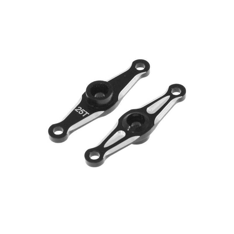 ALUMINIUM DOUBLE ARM SERVO HORN (25T - FUTABA/SAVOX/ORION) (1pc.)-UR1 ALUMINIUM DOUBLE ARM SERVO HORN (25T - FUTABA/SAVOX/ORION) (1pc.)-UR1