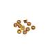 3MM. ALU. NYLON NUT W/FLANGED GOLD (10pcs) - UR1503-G - ULTIMATE