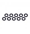 ALUMINUM SHIM (3x6x0.5mm) BLACK (10pcs) - UR1504-N - ULTIMATE