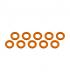 ALUMINUM SHIM (3x6x0.5mm) ORANGE (10pcs) - UR1504-G - ULTIMATE