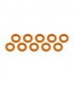 ALUMINUM SHIM (3x6x0.5mm) ORANGE (10pcs) - UR1504-G - ULTIMATE