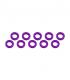 ALUMINUM SHIM (3x6x1mm) PURPLE (10pcs) - UR1505-P - ULTIMATE