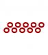 ALUMINUM SHIM (3x6x1mm) RED (10pcs) - UR1505-R - ULTIMATE