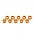 ALUMINUM SHIM (3x6x2mm) ORANGE (10pcs) - UR1506-G - ULTIMATE