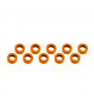 ALUMINUM SHIM (3x6x2mm) ORANGE (10pcs) - UR1506-G - ULTIMATE