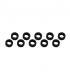 ALUMINUM SHIM (3x6x2mm) BLACK (10pcs) - UR1506-N - ULTIMATE