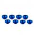 Rondelles de servos M3 - Bleu (8pcs) - ULTIMATE - UR1507-A