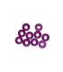 4 mm. ALU WASHER PURPLE (10 pcs) - UR1511-P - ULTIMATE