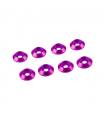 3MM ALUMINIUM CAP HEAD WASHER PINK (8 pcs) - UR1521-PK - ULTIMATE