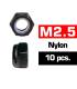 M2,5 NYLON LOCKNUTS (10 pcs) - UR165250 - ULTIMATE