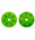 PISTONES AMORTIGUADOR CONICOS 16mm VERDES (7x1.3mm inclinados) (2u.)