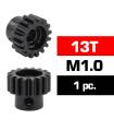 HSS STEEL M1.0 PINION GEAR 13T W/5.0mm BORE - ULTIMATE - UR4310-13