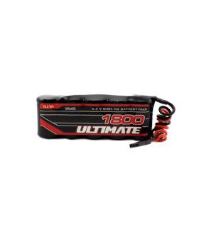 ULTIMATE 6.0v. 1800mAh NiMh FLAT RECEIVER BATTERY PACK JR - UR4455 - 