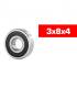 "3x8x4mm ""HS"" RUBBER SEALED BEARING SET (10pcs) - UR7813 - ULTIMATE