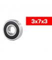 "3x7x3mm ""HS"" RUBBER SEALED BEARING SET (2pcs) - UR7815-2 - ULTIMAT