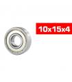 "10x15x4mm ""HS"" METAL SHIELDED BEARING SET (2pcs) - UR7846-2 - ULTI