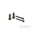 Hard Coated Alum. Shock Standoffs +5mm (SWORKZ S35-4) (2) - TWORKS