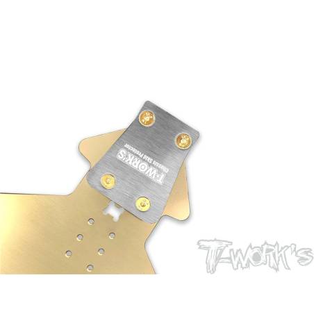 Rear Chassis Skid Protector (SWORKZ S35.4 EVO/4E EVO) (2) - TWORKS