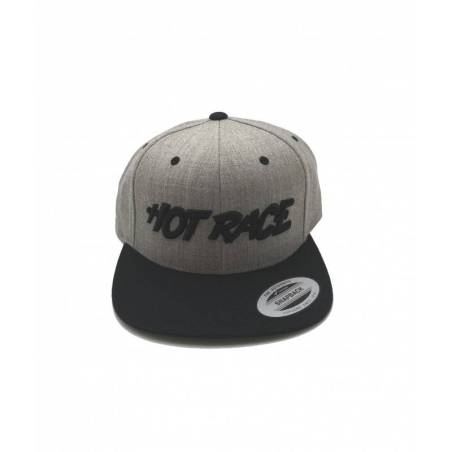 GORRA PLANA HOTRACE GRIS/NEGRO