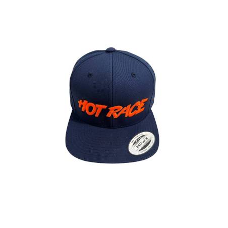 HR CAP US STYLE BLEU/ORANGE - HOT RACE