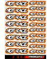 PEGATINA HOTRACE NARANJA - HOTRACE STICKER ORANGE