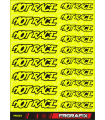 PEGATINA HOTRACE AMARILLO FLUOR - HOTRACE STICKER FLUORESCENT YELLOW