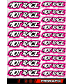 PEGATINA HOTRACE ROSA - HOTRACE STICKER PINK