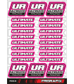 ULTIMATE RACING STICKER PINK - FRGRAFIX