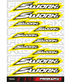 PEGATINA SWORKZ AMARILLA - SWORKZ STICKER YELLOW