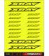 PEGATINA XRAY AMARILLO FLUOR - XRAY STICKER FLUORESCENT YELLOW