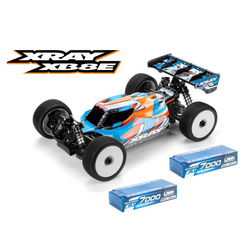 Kit Xray XB8E'25 + LRP Lipo 7000mah HV Mid - XRAY - 350162-C1 Kit Xray XB8E'25 + LRP Lipo 7000mah HV Mid - XRAY - 350162-C1