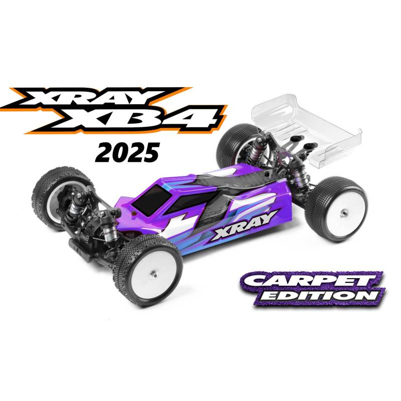 XRAY XB4C'25 - 4WD 1/10 ELECTRIC OFF-ROAD CAR -CARPET XRAY XB4C'25 - 4WD 1/10 ELECTRIC OFF-ROAD CAR -CARPET