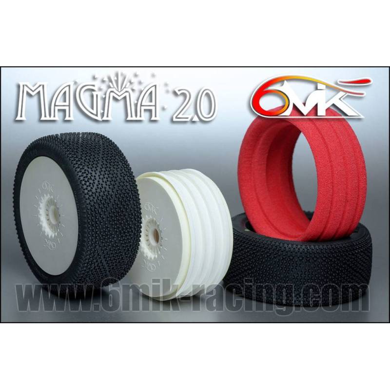 Magma 2.0 + White wheels + Inserts - Blue (2) - 6MIK - TKU16B Magma 2.0 + White wheels + Inserts - Blue (2) - 6MIK - TKU16B