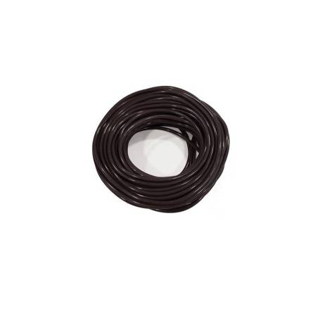 TUBO SILICONA NEGRO TRANSLUCIDO 1 m.