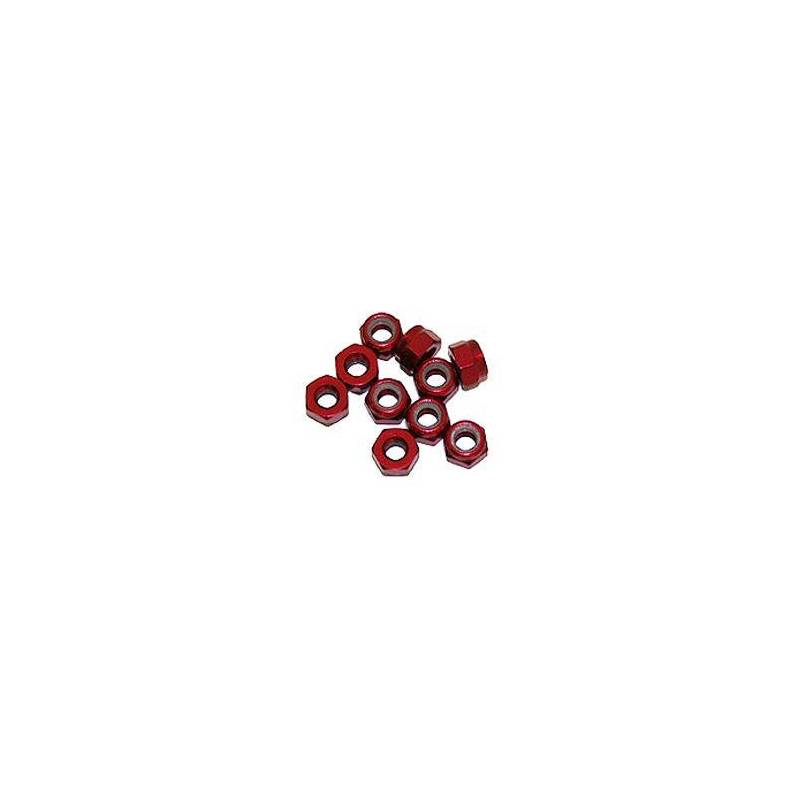 3 mm. ALU. NYLON NUT RED (10pcs) - UR1502-R - ULTIMATE 3 mm. ALU. NYLON NUT RED (10pcs) - UR1502-R - ULTIMATE