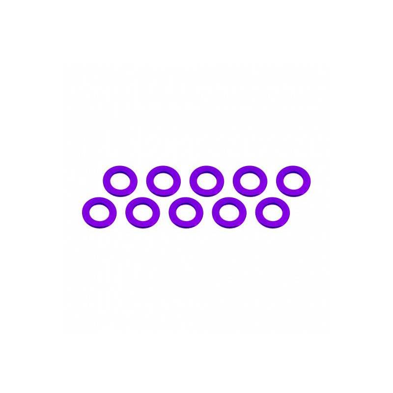 ALUMINUM SHIM (3x6x0.5mm) PURPLE (10pcs) - UR1504-P - ULTIMATE ALUMINUM SHIM (3x6x0.5mm) PURPLE (10pcs) - UR1504-P - ULTIMATE