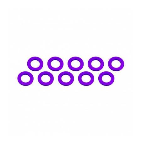 ALUMINUM SHIM (3x6x0.5mm) PURPLE (10pcs) - UR1504-P - ULTIMATE